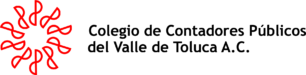 Logo en alta resolucion del Colegio de Contadores Públicos del Valle de Toluca